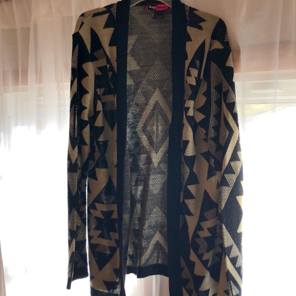 Large cardigan